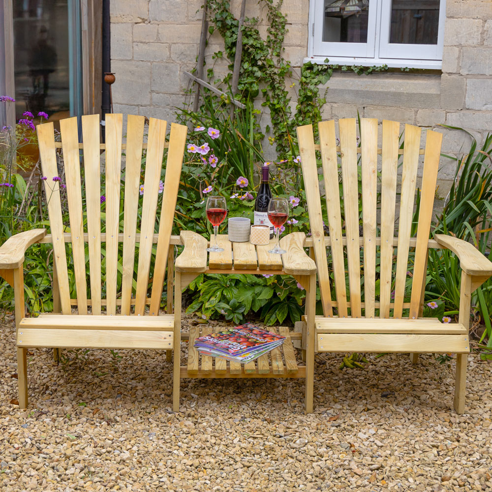 Forest Garden Florida 2 Seater Love Seat Image 1