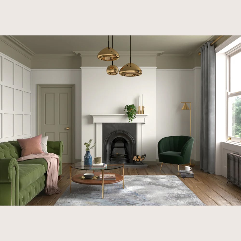 Dulux Heritage Walls and Ceilings Linnet White Velvet Matt Emulsion Paint 1L Image 4
