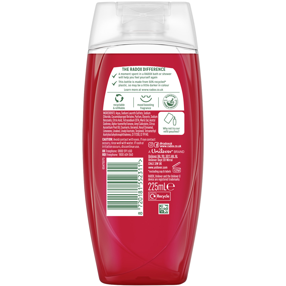 Radox Shower Gel California Sunset Image 2
