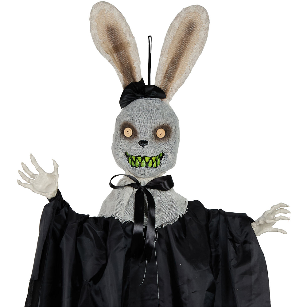 Hanging Halloween Rabbit Decoration Black Image 2