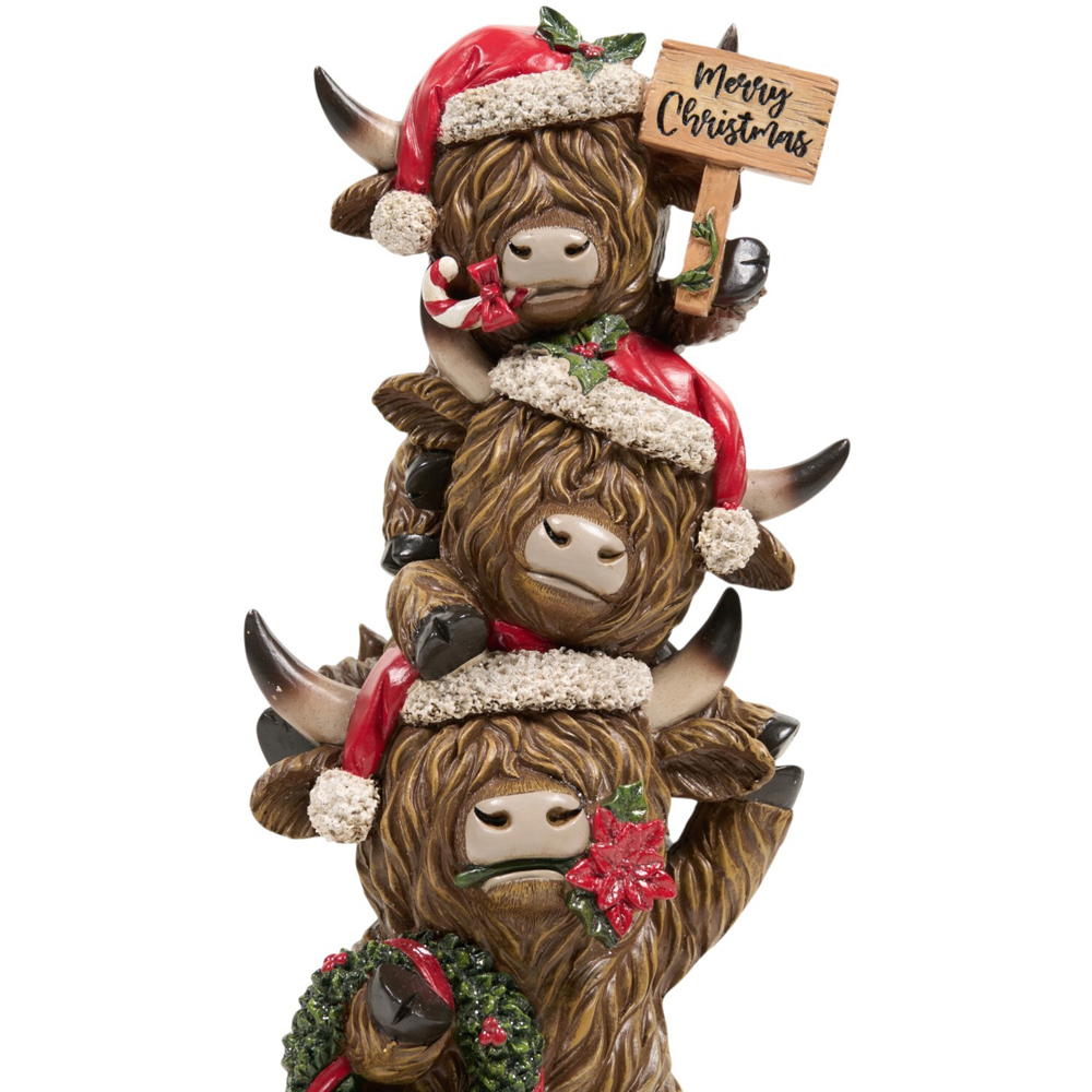 Stacking Highland Cow Friends Decoration Image 4