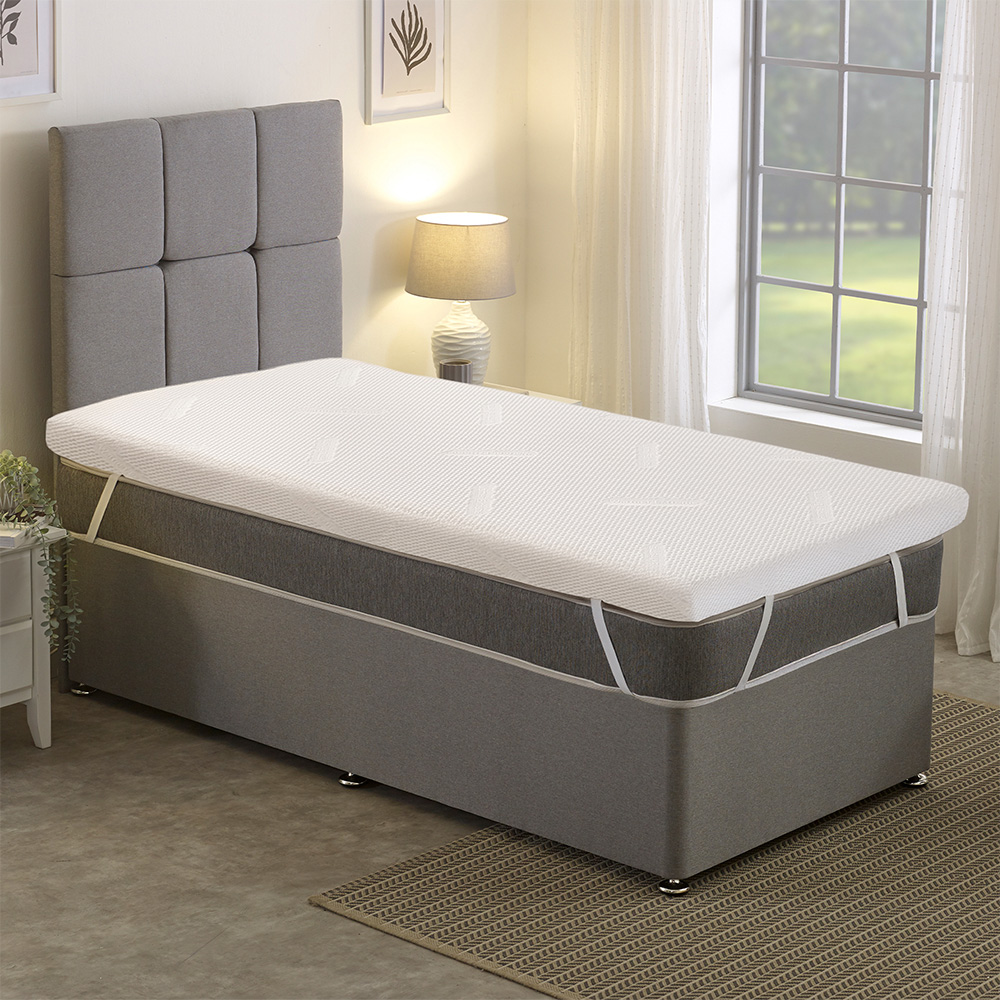 Starlight Beds King Size Memory Foam Warmer Mattress Topper 1 inch Image 4