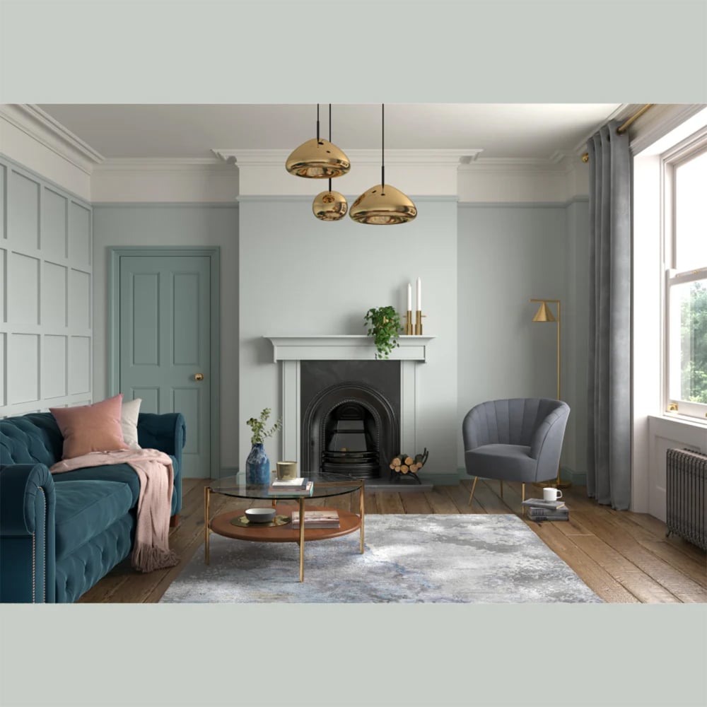 Dulux Heritage Walls and Ceilings Green Slate Velvet Matt Emulsion Paint 5L Image 4