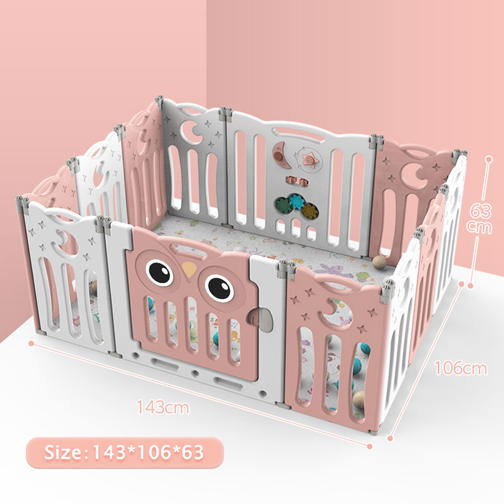 Living and Home 12 Panel Foldable Kids Playpen Image 8