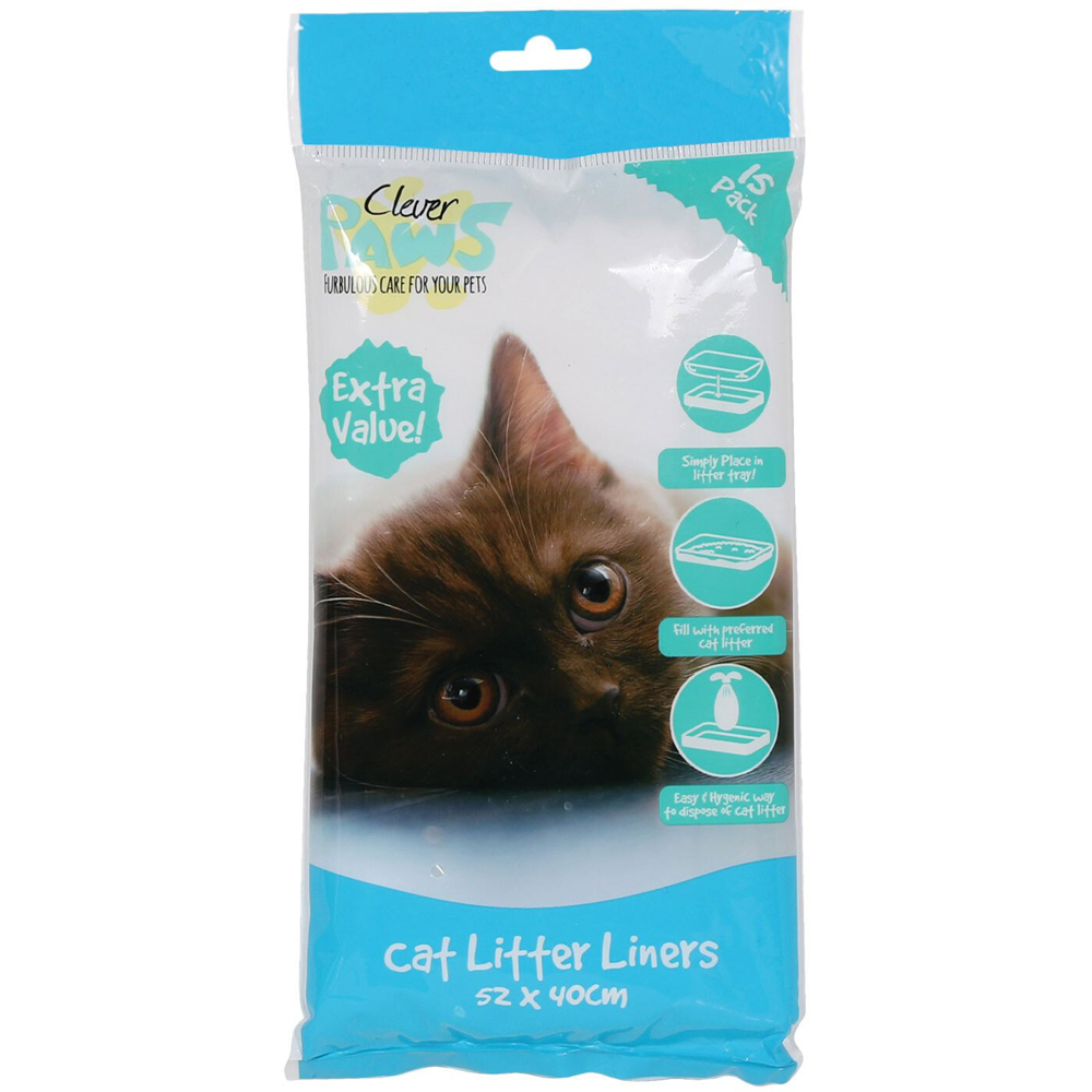 Clever Paws Cat Litter Liner 15 Pack Image