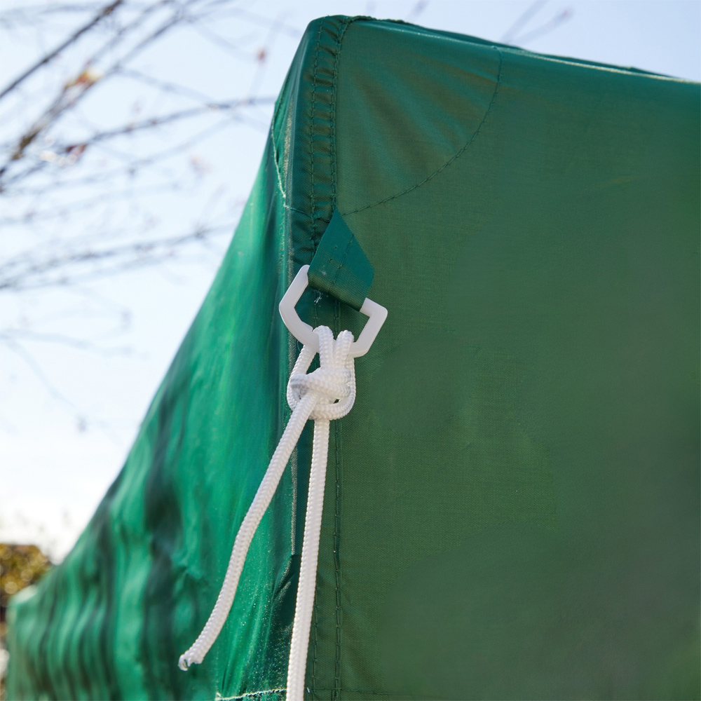 Home Source 3 x 3m Green Easy Up Garden Outdoor Gazebo Image 2