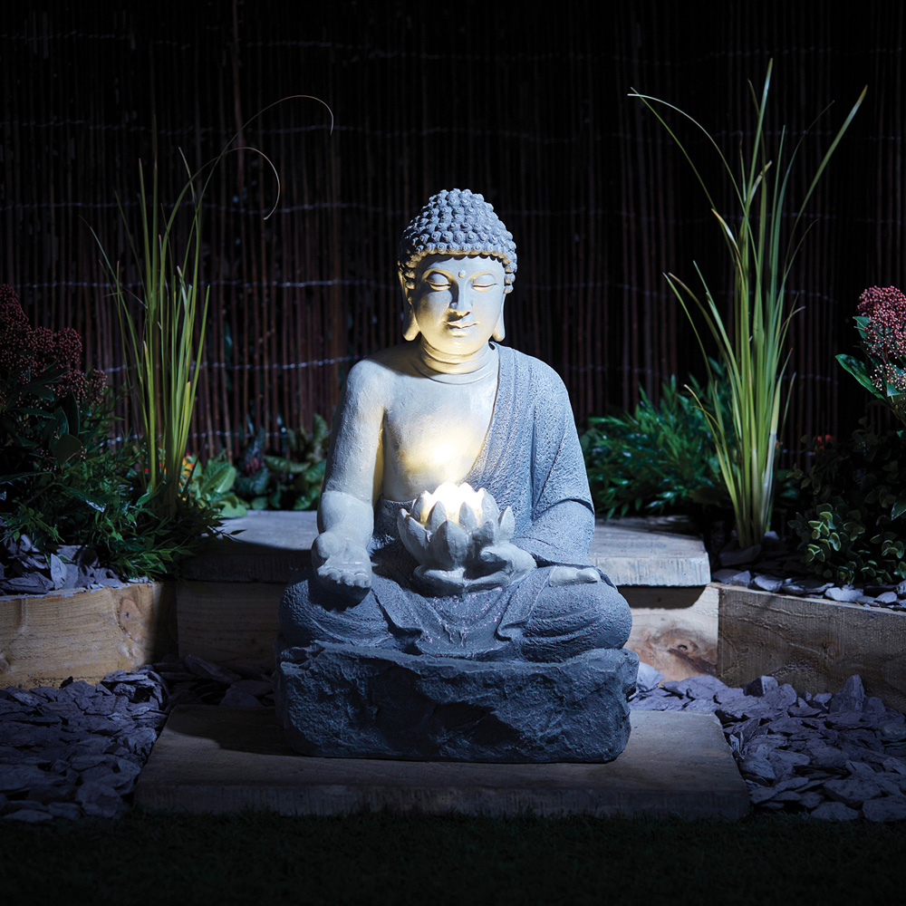 Garden Gear Lotus Buddha Water Feature Image 7