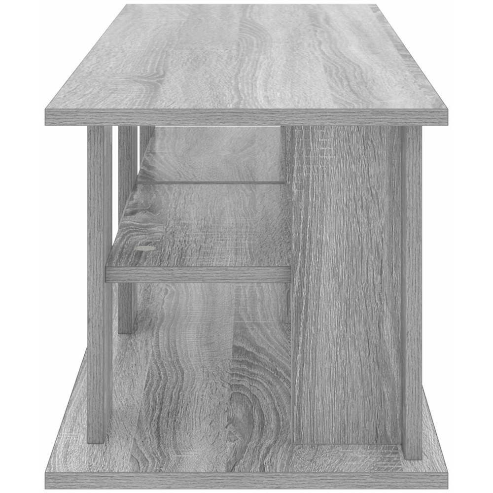 vidaXL 4 Shelf Grey Sonoma TV Stand Image 5