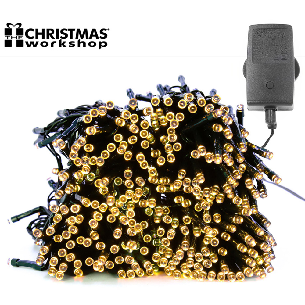 The Christmas Workshop 600 Warm White LED String Light Image 3