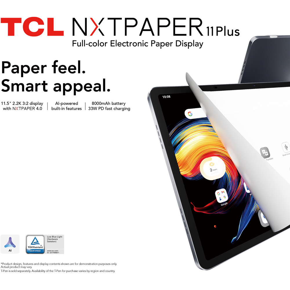 TCL NXTPAPER 11 Plus 11.5 inch 256GB Android Tablet Image 5