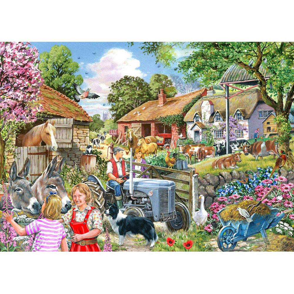 The House of Puzzles At The Farm Gate 500 Piece Big Jigsaw Puzzle Image