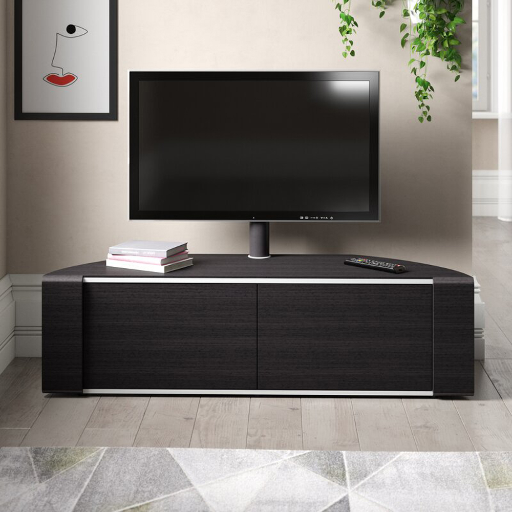 MDA Designs Sirius 1600 2 Door Black Complete TV Cabinet Image 5