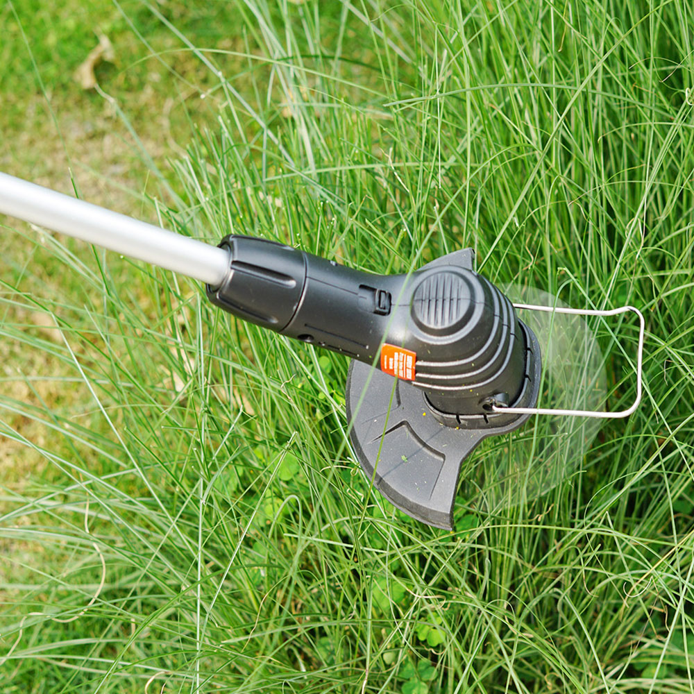Gr8 Garden Black Cordless Electric Grass Trimmer with Battery Image 3