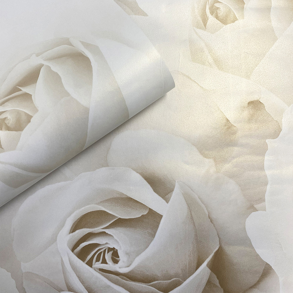 Muriva Rhoda Rose Cream Wallpaper Image 2