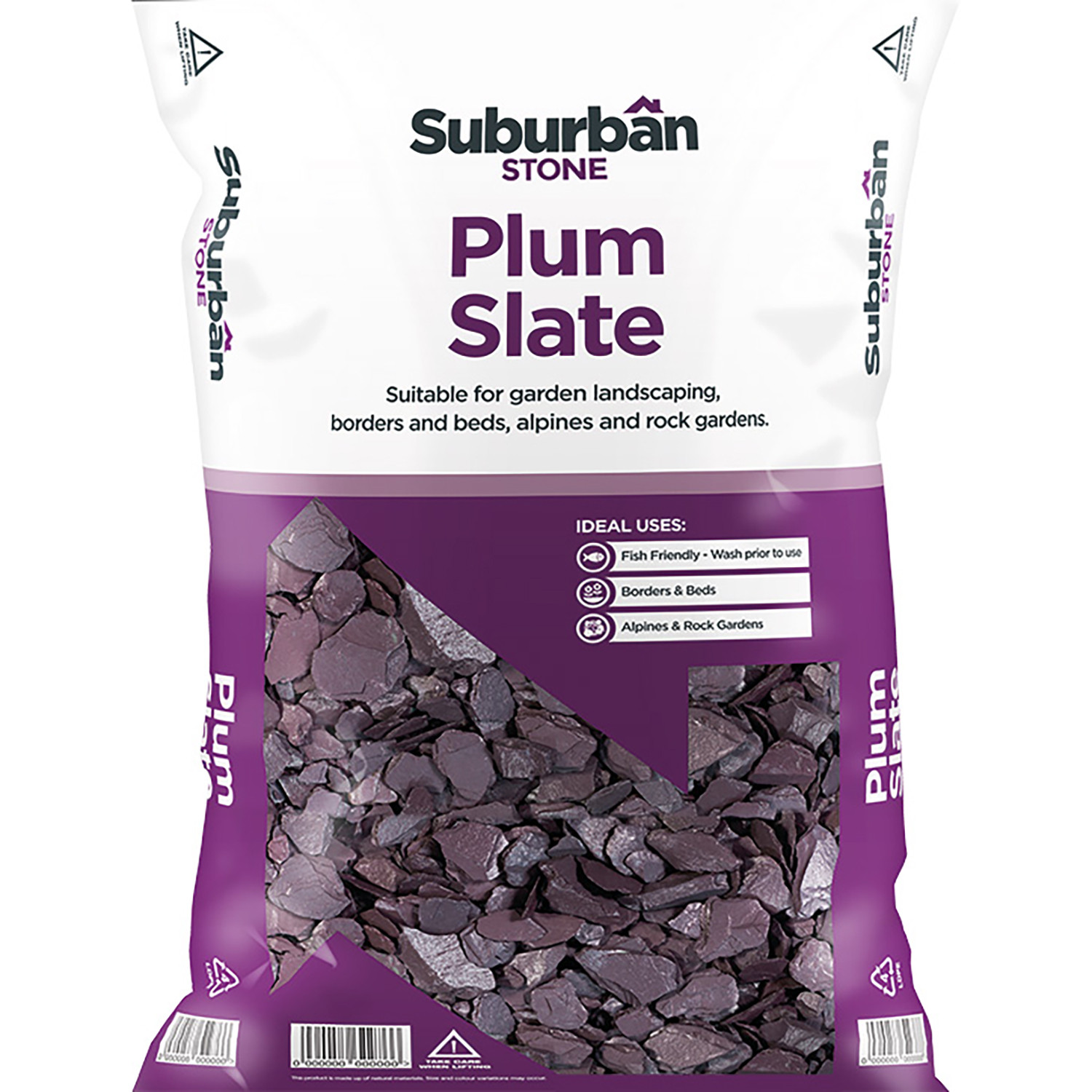 Suburban Stone Plum Slate Chippings 20kg Image