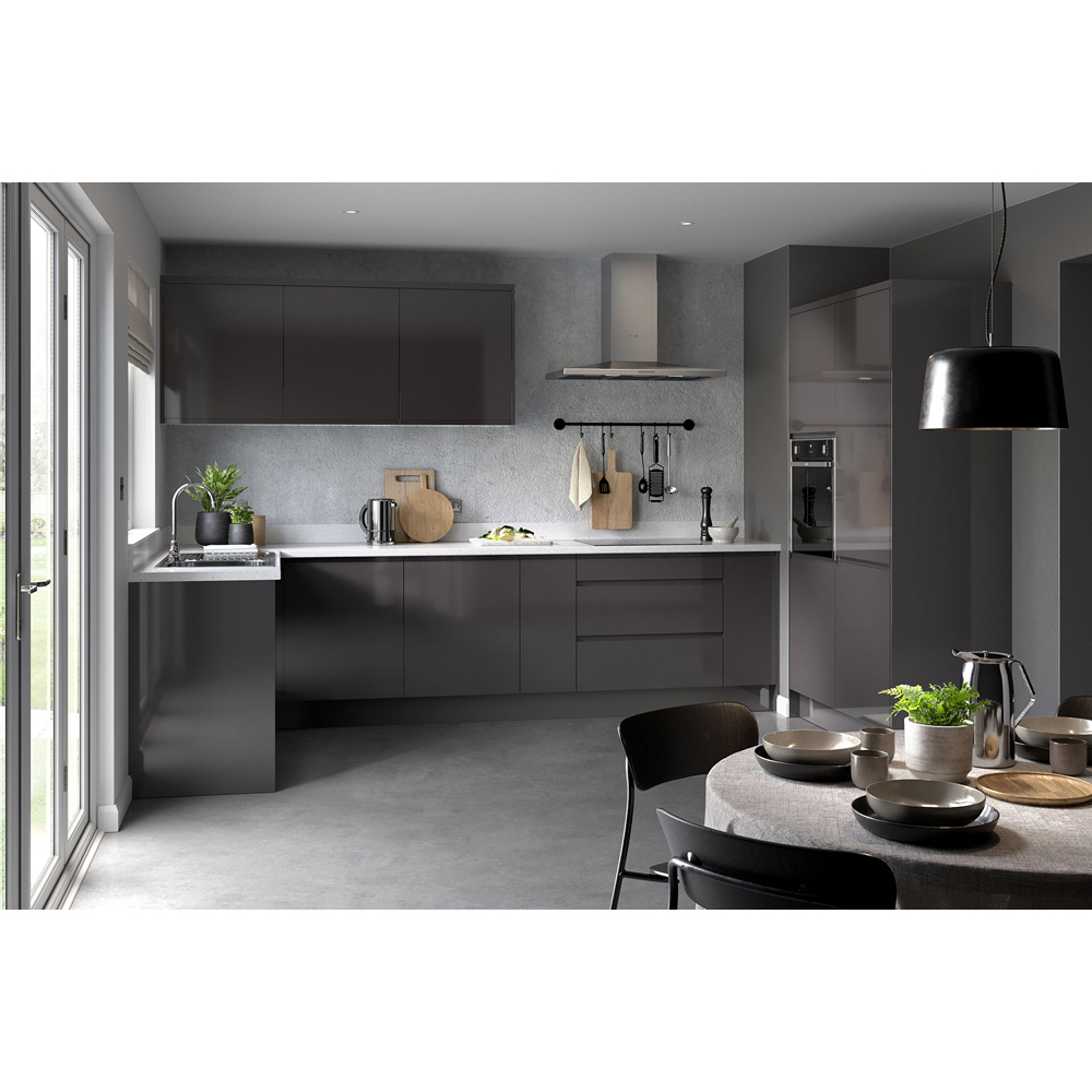 Kitchen Kit J-Pull Gloss Graphite Plinth 2745 x 150 x 18mm Image 2