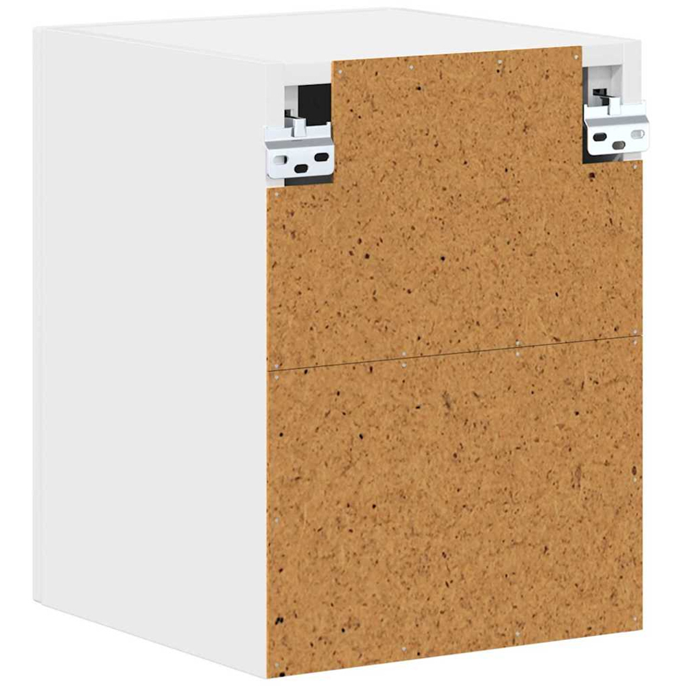 vidaXL Kalmar Single Door High Gloss White Wall Mounted Kitchen Cabinet Image 8