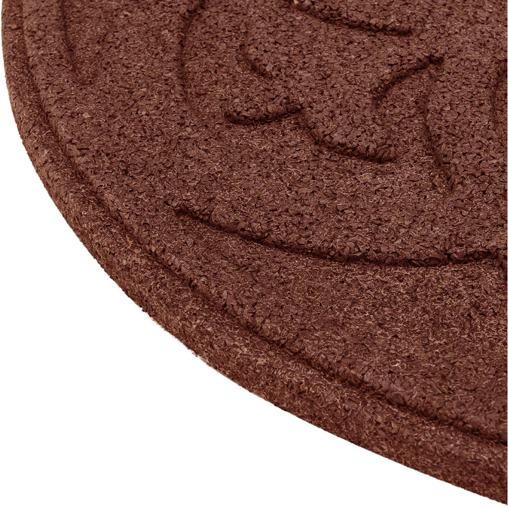 Nicoman Terracotta Scroll Reversible Garden Stepping Stone 46cm 4 Pack Image 3