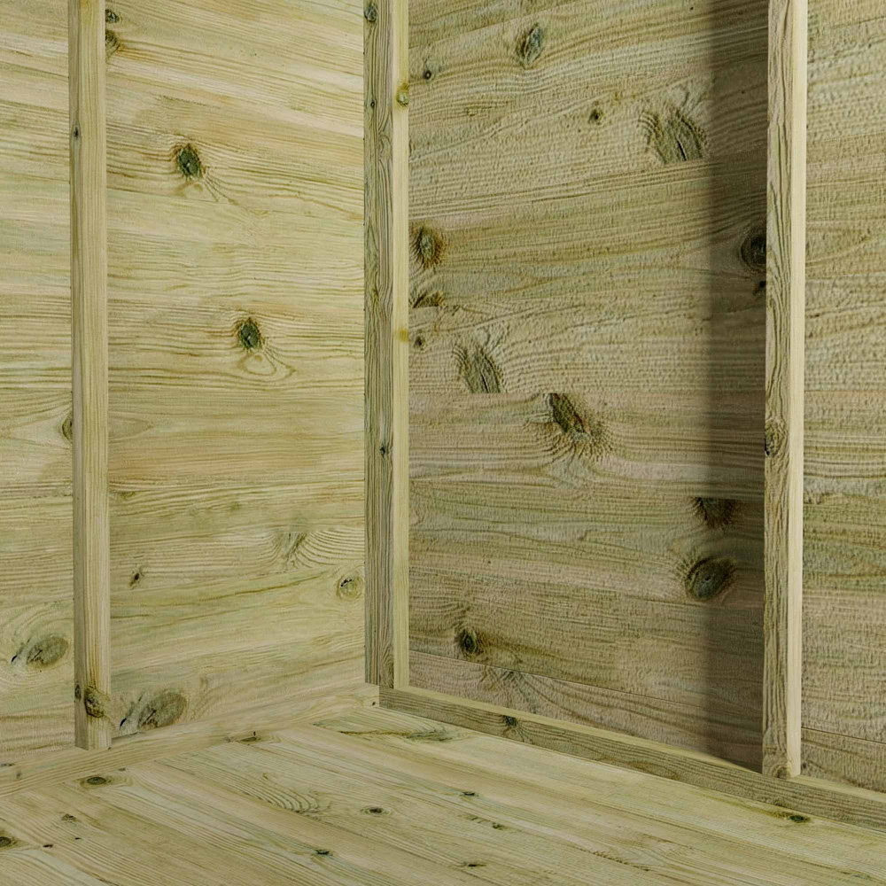 Mercia 6 x 8ft Double Door Premium Sussex Traditional Summerhouse Image 7