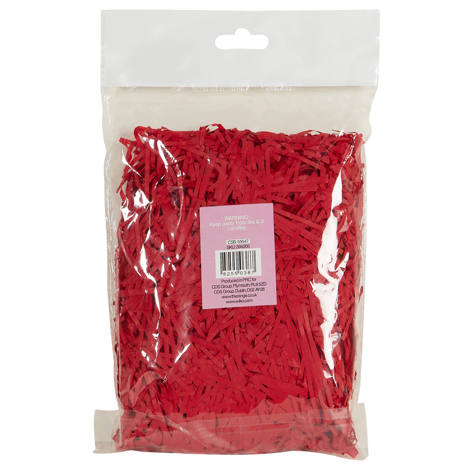 Red Shredded Tissue Paper Image 4