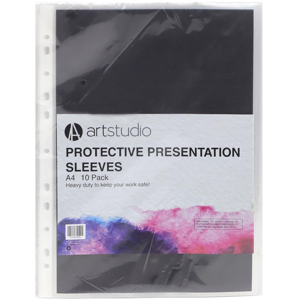 Art Studio Premium Presentation Sleeves - A4 Image