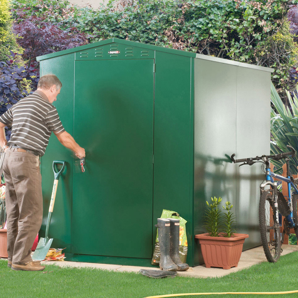 Asgard Flexistore 5 x 7ft Cream Apex Garden Shed Image 9