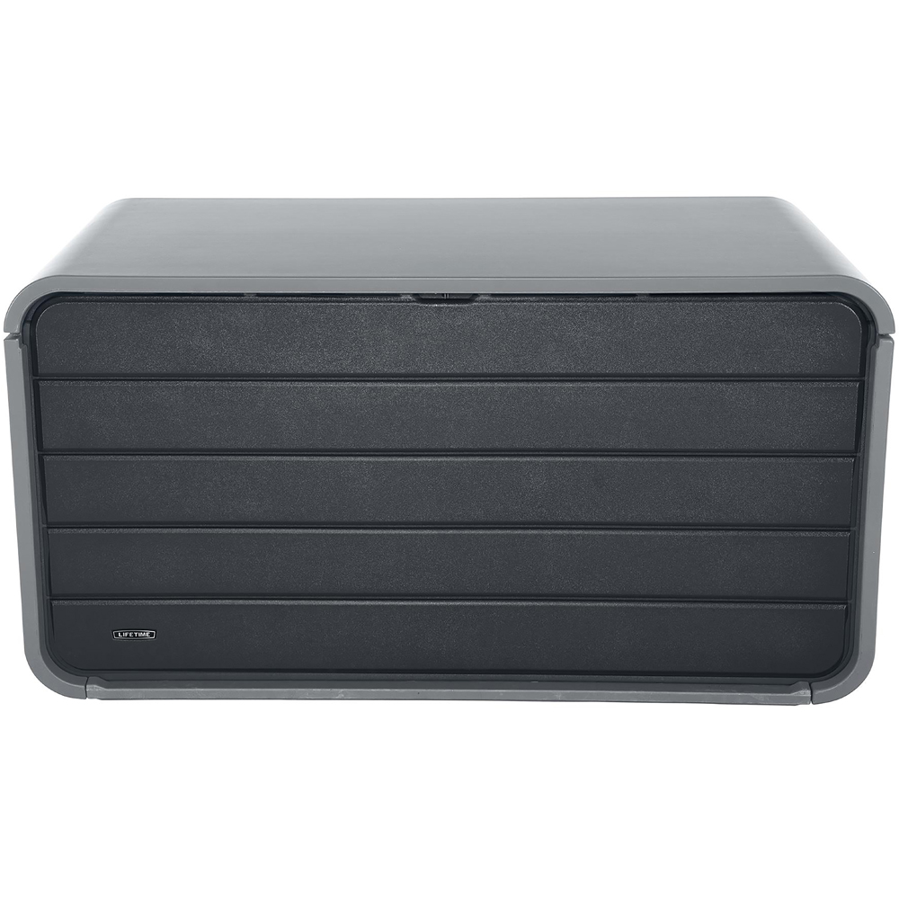 Lifetime Products 624L Dark Grey Modern Outdoor Storage Deck Box Image 3