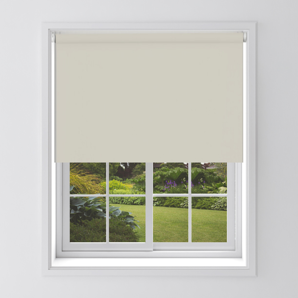 Caecus Natural Blackout Roller Blind 210 x 210cm Image 1