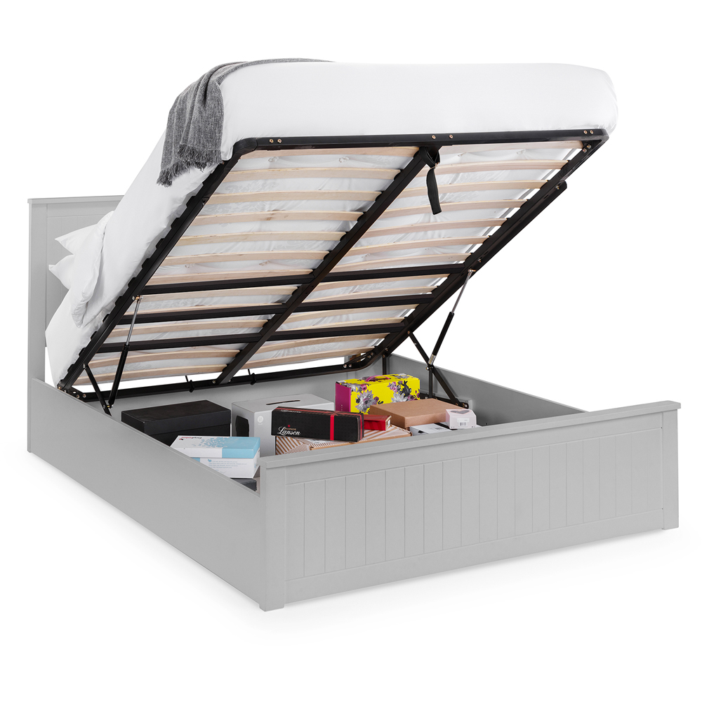 Julian Bowen Maine King Dove Grey Ottoman Bed Image 3