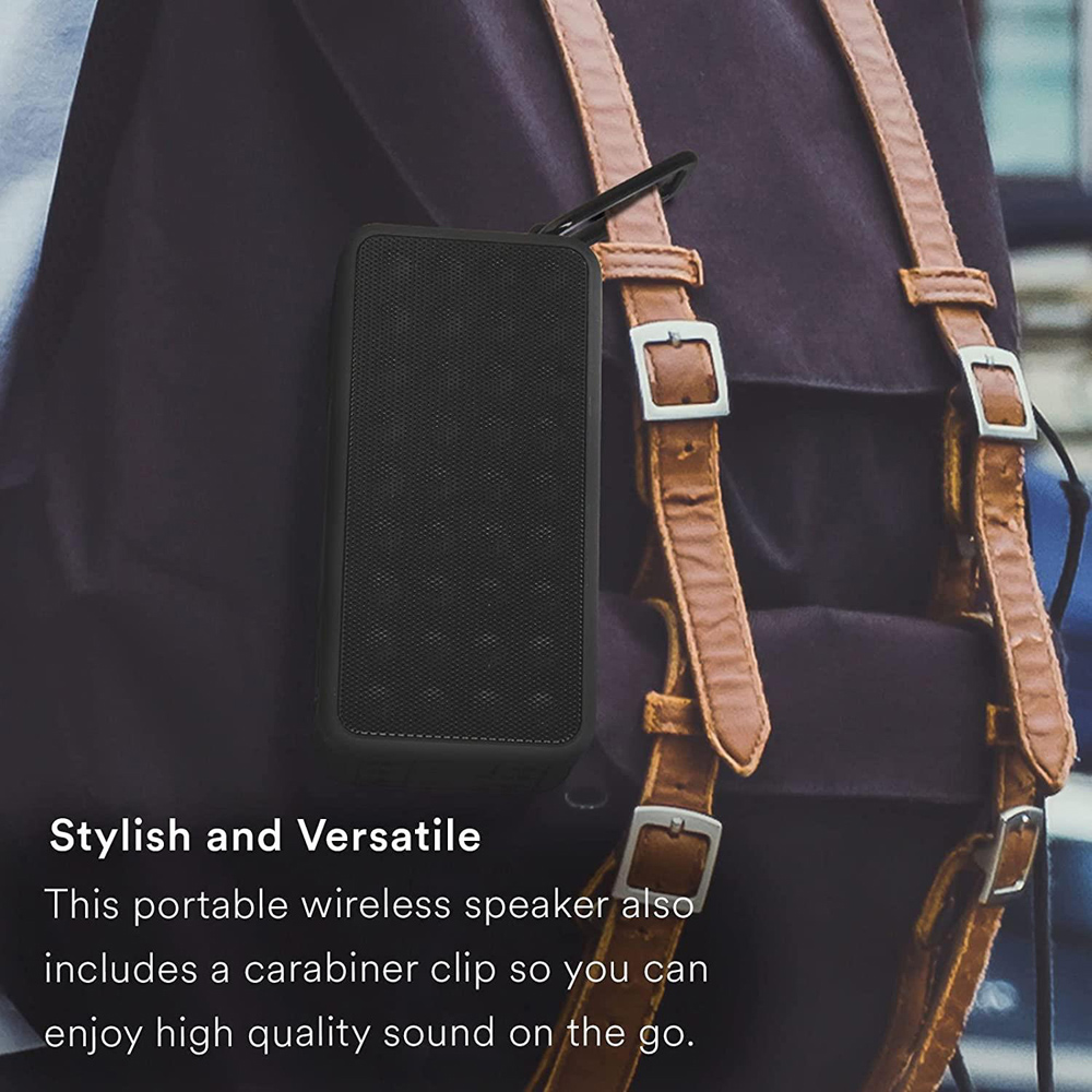 Aquarius Black Portable Bluetooth Speaker Image 7