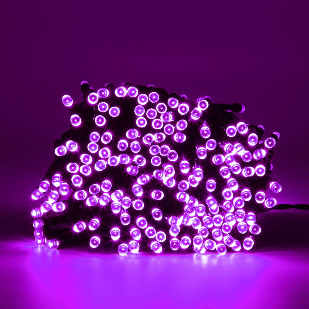 The Christmas Workshop 300 Purple LED String Light Image 3