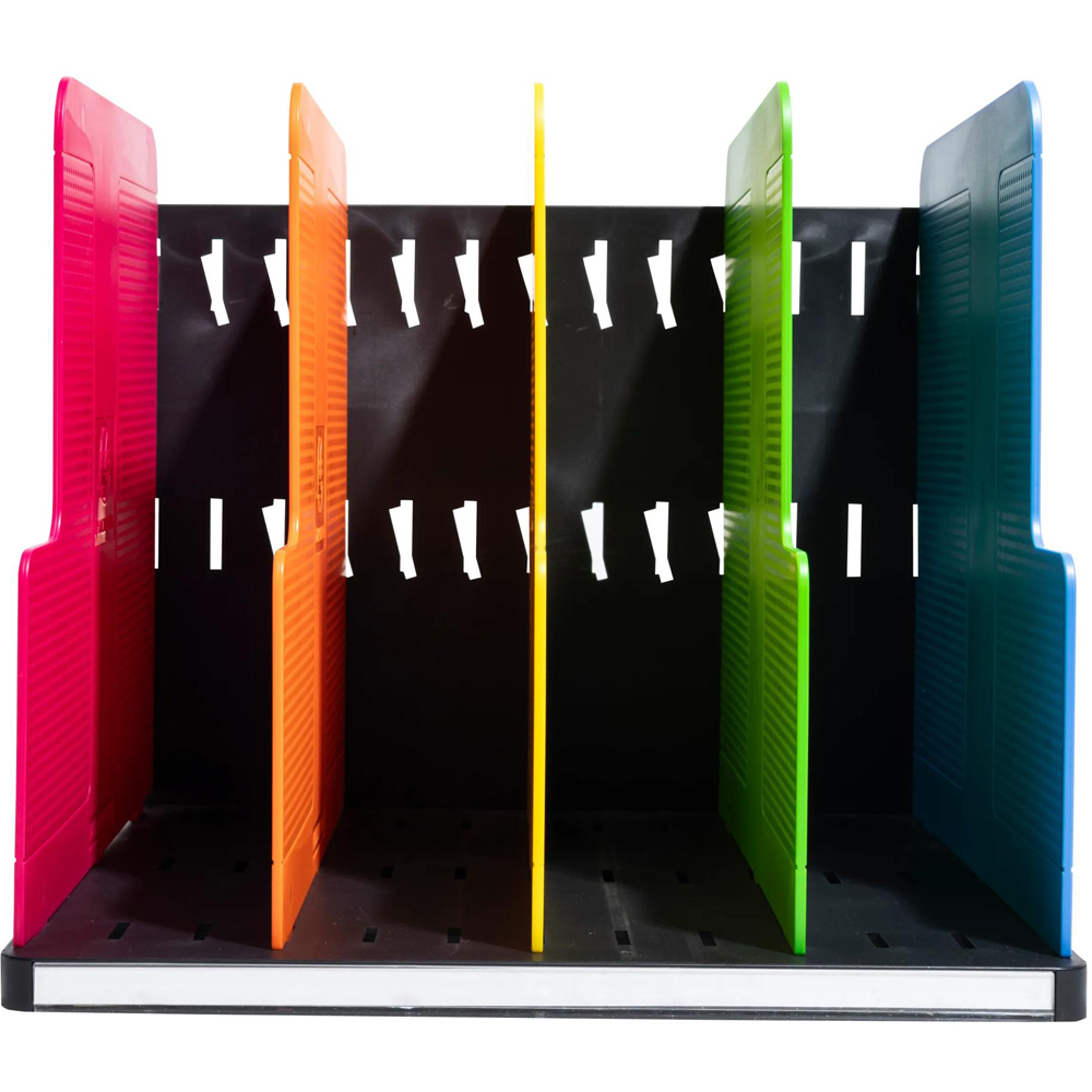 Exacompta 5 Divider Harlequin Modular Vertical Sorting Folder Image 3