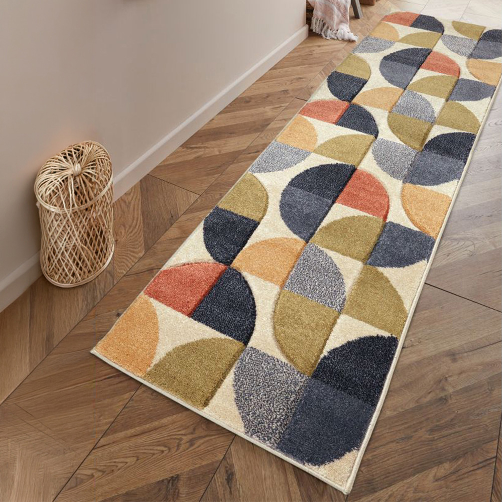 Homemaker Newport Multicolour Abstract Runner 60 x 200cm Image 1