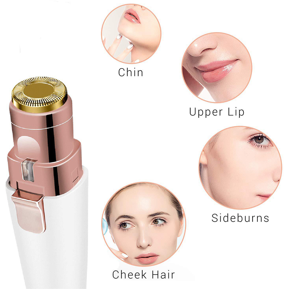 Living and Home 2 in 1 Electric Portable Face and Eyebrow Shaver Image 6