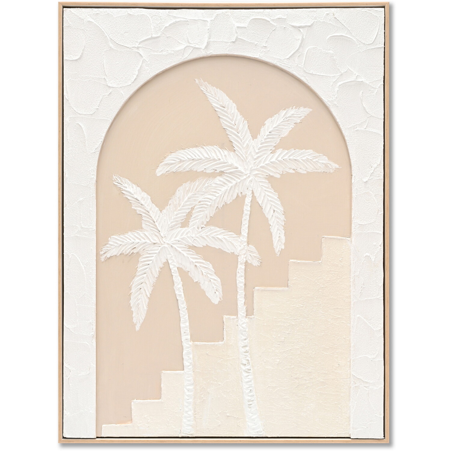 3D Palm Tree Textured Art Image 2