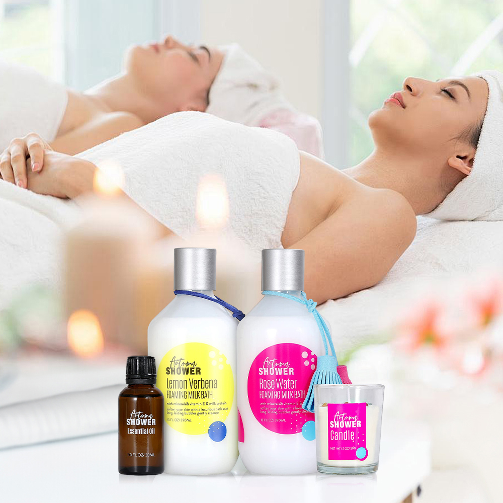 Living and Home Bubble Bath Gift Set 4 Piece Image 3