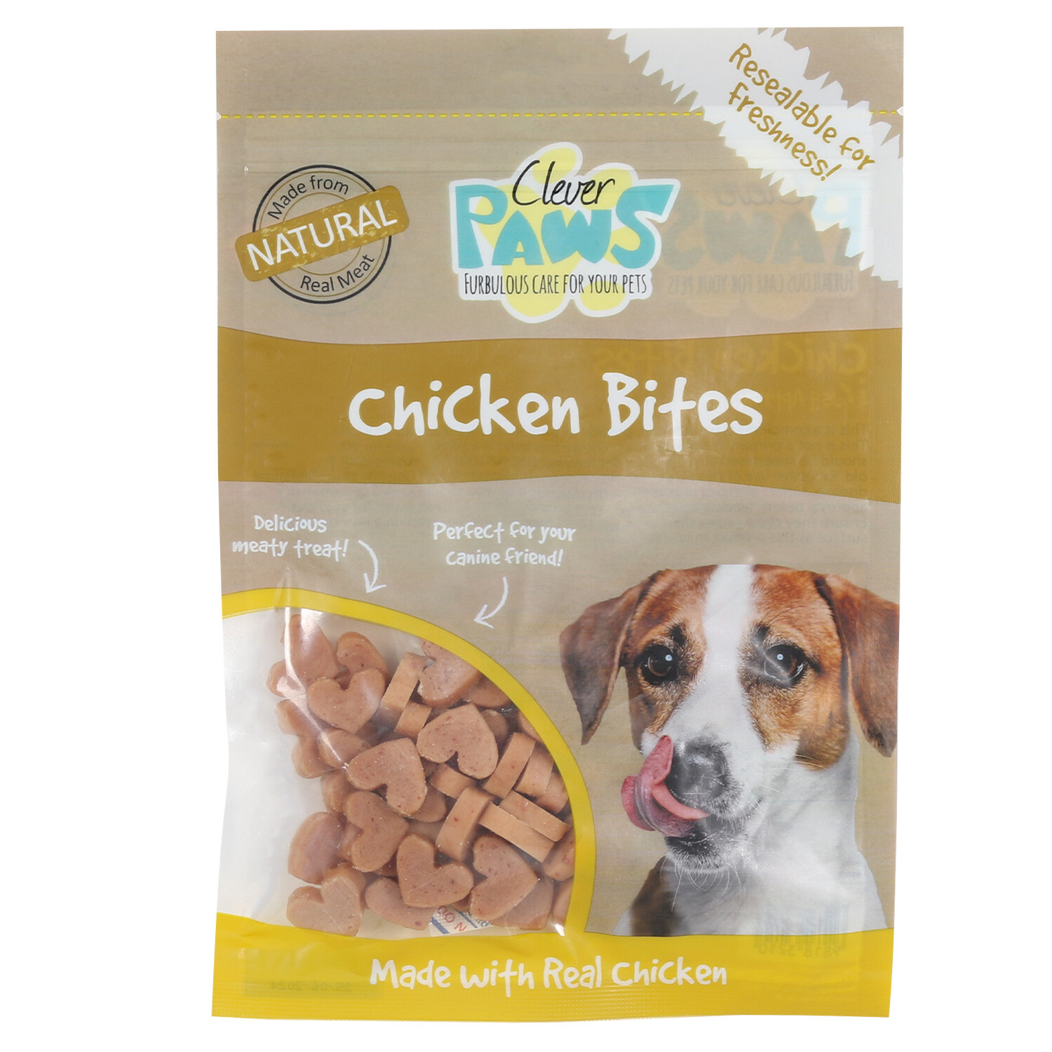 Clever Paws Chicken Bites Dog Treat 65g Image 1