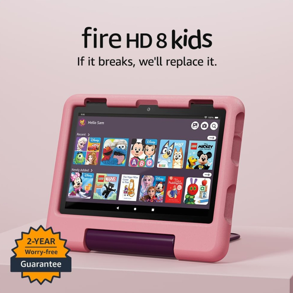 Amazon Fire HD 8 inch 32GB Kids Tablet Pink Disney Princess Image 2