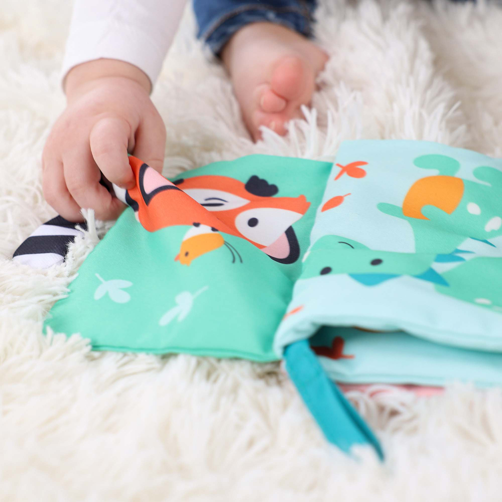 SES Creative Tiny Talents Sensory Animal Tails Cloth Book Image 5