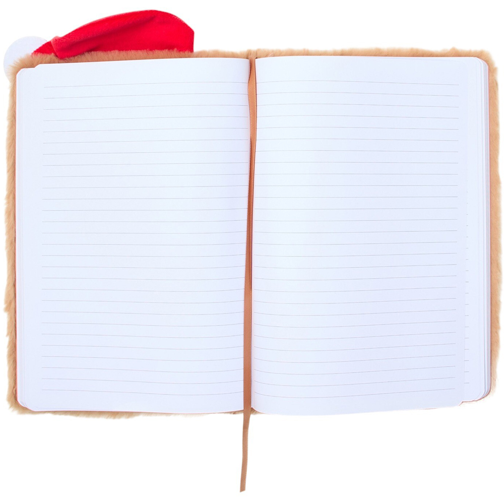 Xmas Capybara Fluffy B5 Notebook Image 3