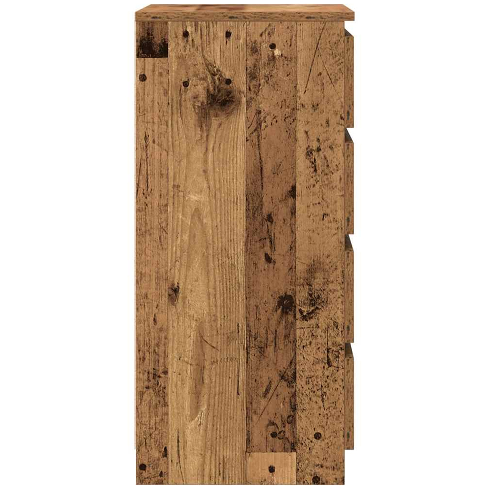 vidaXL 4 Drawer Old Wood Sideboard Image 7