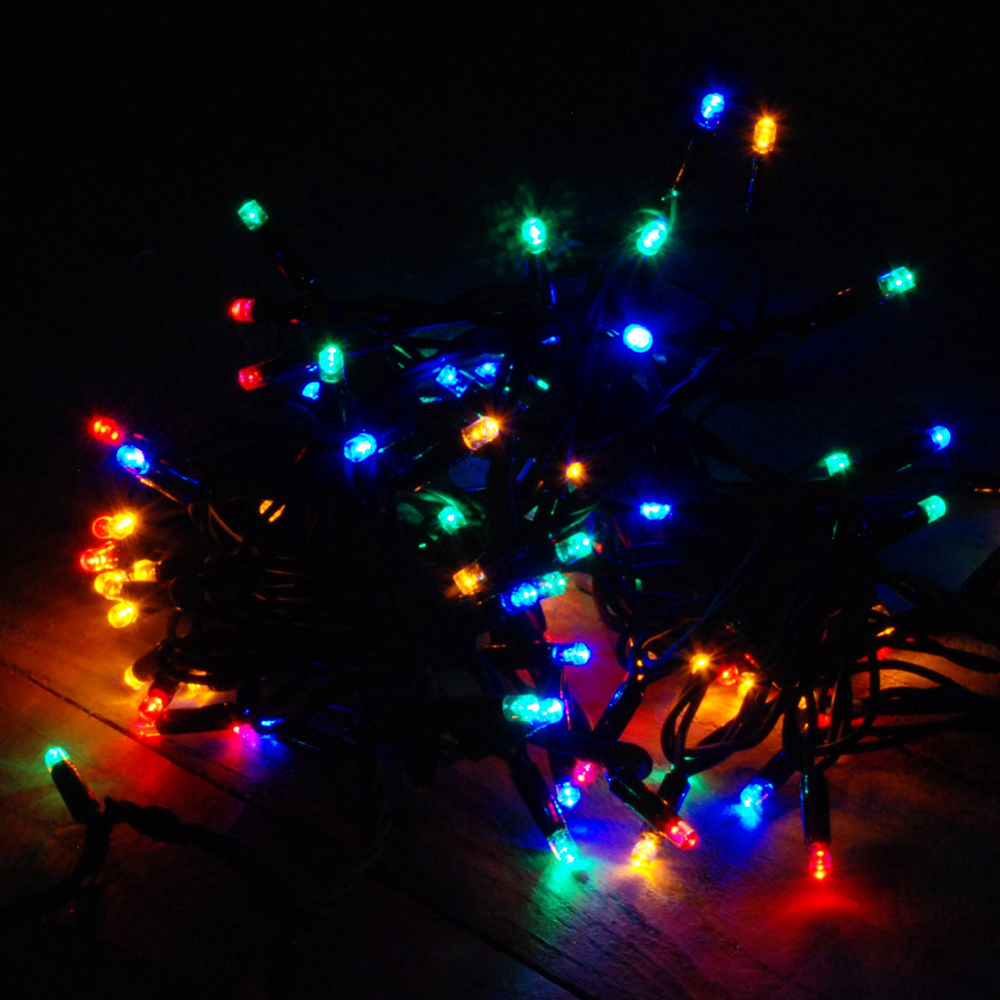 Samuel Alexander Multi Coloured LED Snowtime Connectable Lights 9.9m Image 1