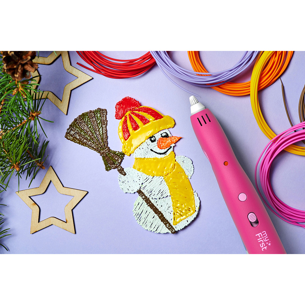myFirst 3dPen Make Red Low Temperature Kids 3D Printing Pen Image 2
