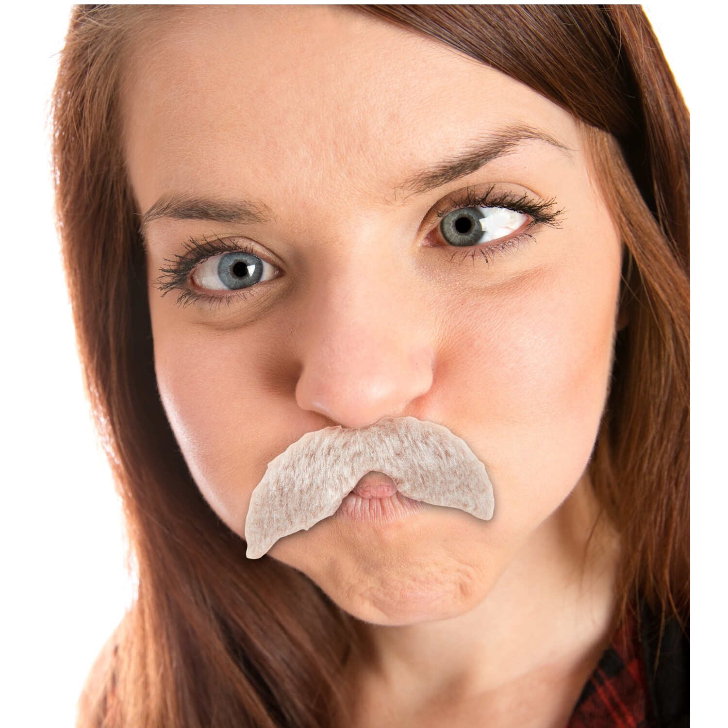 Pack of 6 Fake Moustaches Black Image 6
