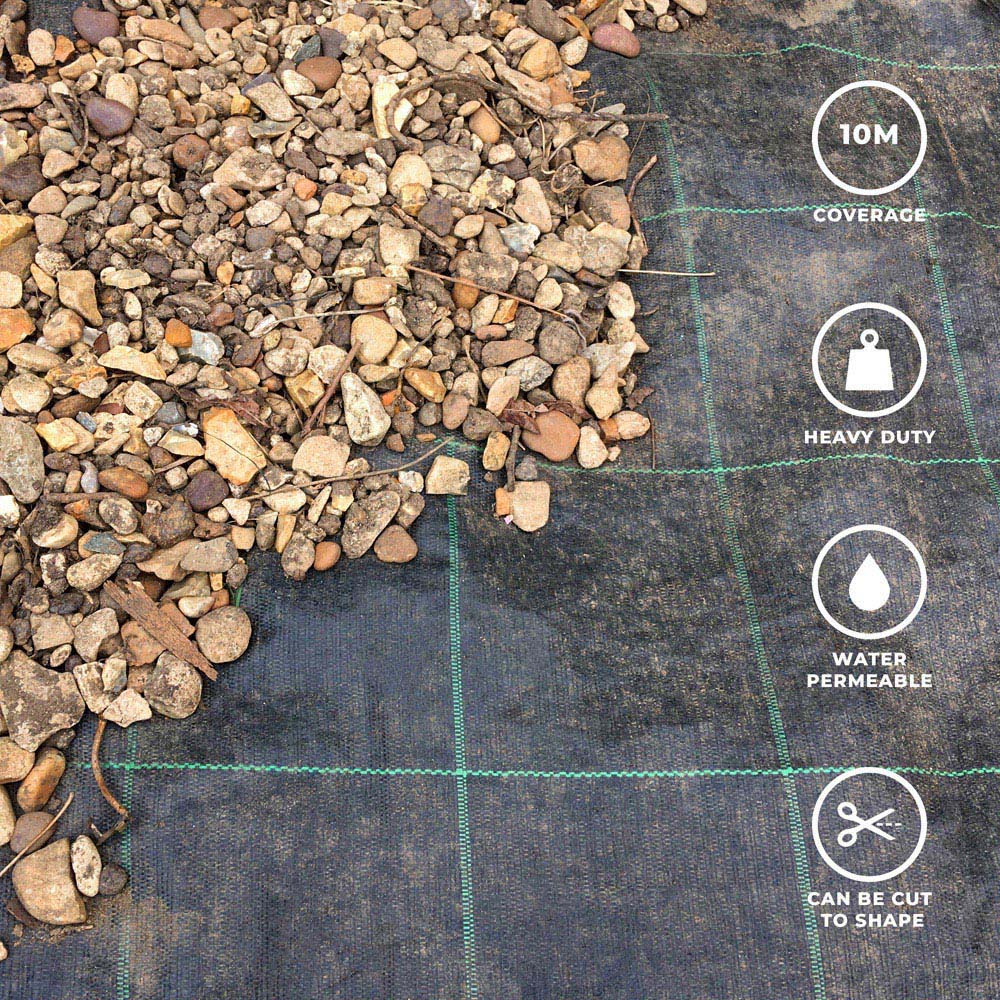 Gardenkraft Roll Woven Weed Control Fabric Cover 1m x 50m Wilko