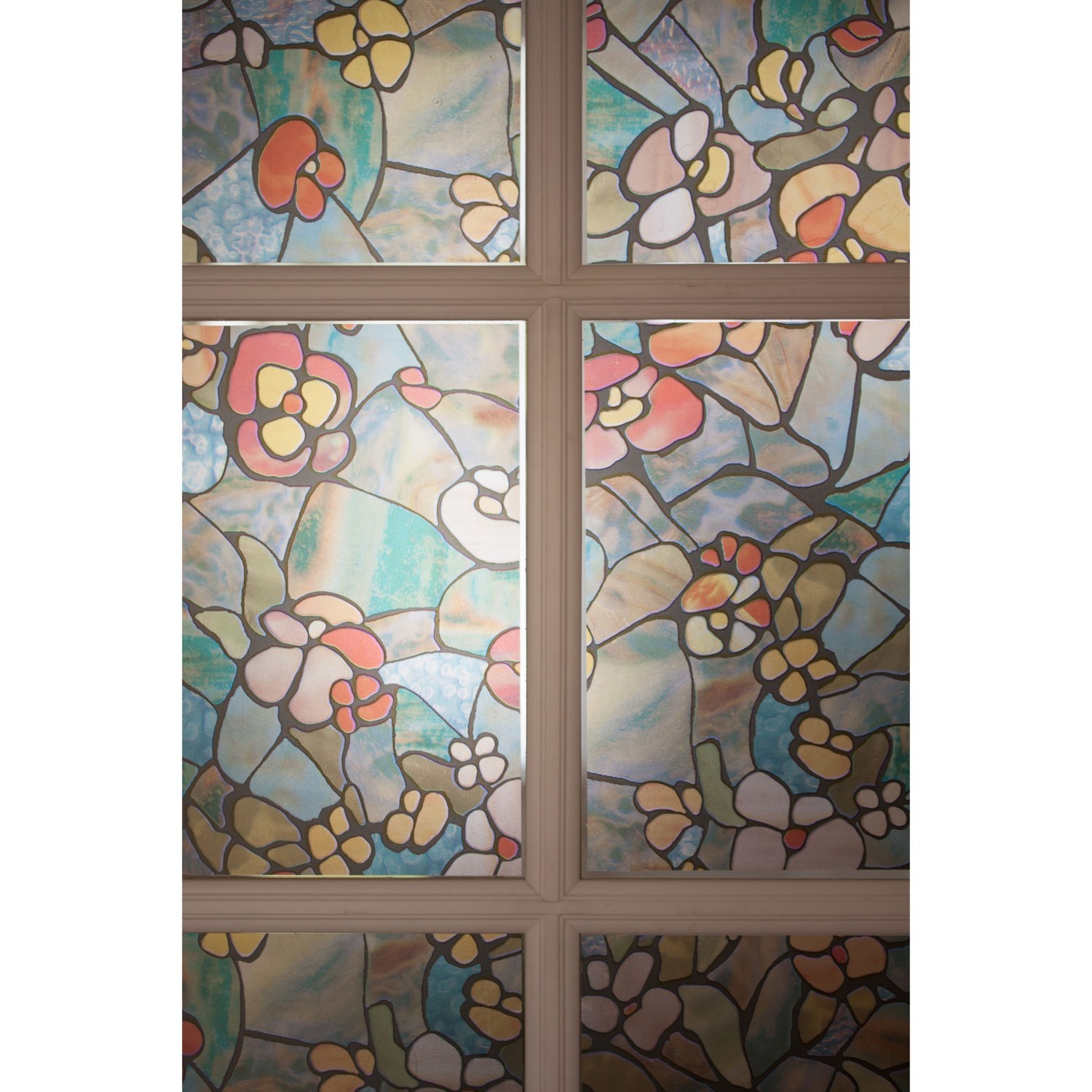 d-c-fix Venetian Garden Stained Glass Window Sticky Back Plastic Vinyl Wrap Film 45cm x 2m Image 4