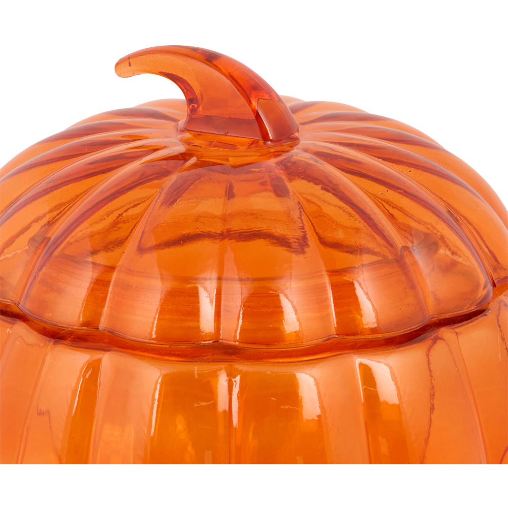 Pumpkin Glass Drink Dispenser Orange Image 7