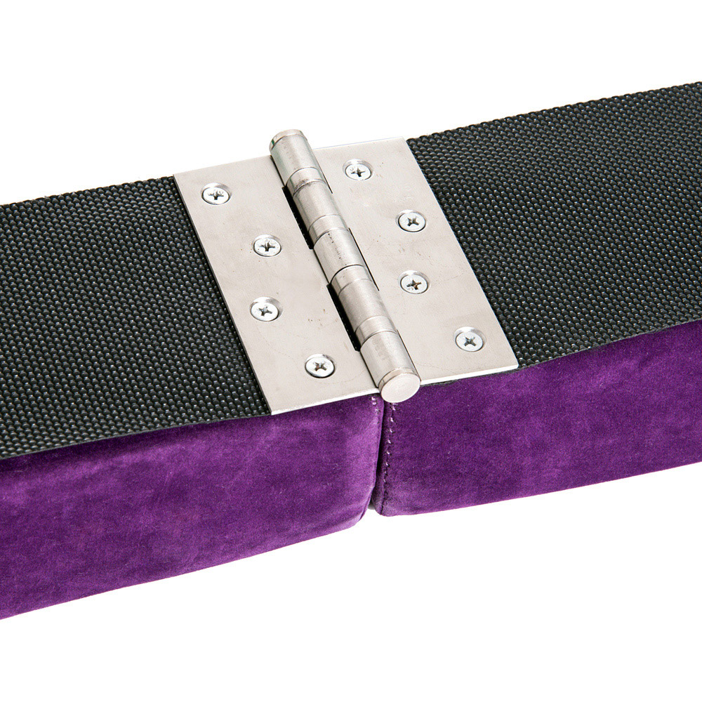 HOMCOM Purple Foldable Gymnastics Balance Beam 210cm Image 4