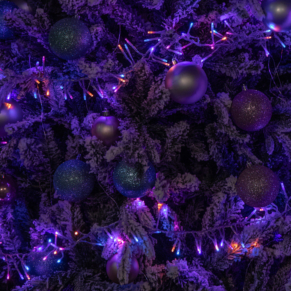 Samuel Alexander 720 Rainbow LED Clear Cable Christmas Cluster Light 9.3m Image 8