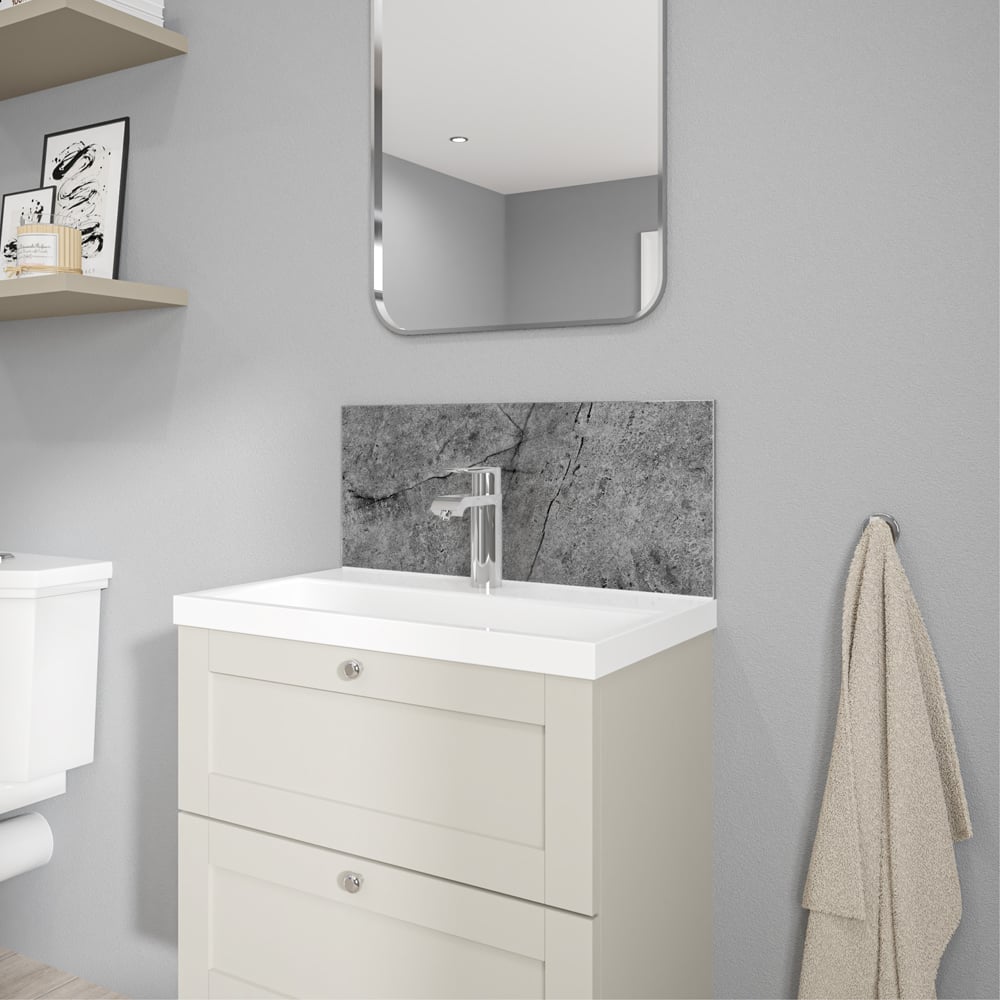 Wetwall Alloy Tempesta Splashback 600 x 250mm Image 5
